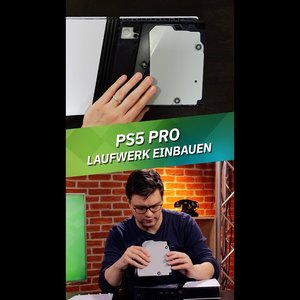 PS5 Pro: Disc-Laufwerk einbauen