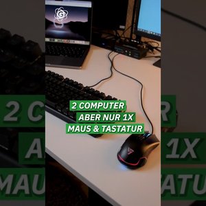 2 Computer, aber nur 1x Maus und Tastatur? → KVM-Switch