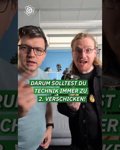 Darum solltet ihr Elektronik immer zu zweit verschicken! Darum solltet ihr Elektronik immer zu zweit verschicken!