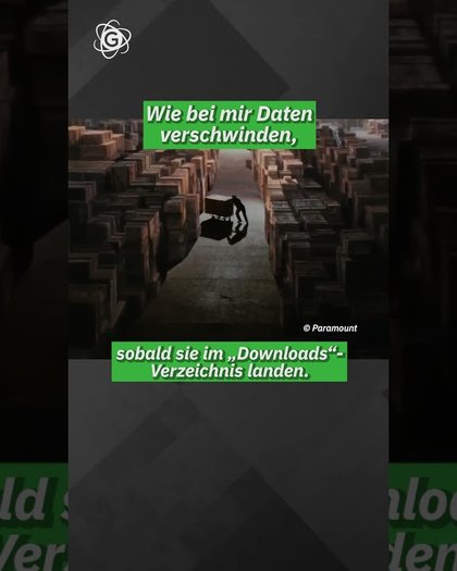 Wenn der Download-Ordner so gut aufgeräumt ist wie mein Zimmer 🤔