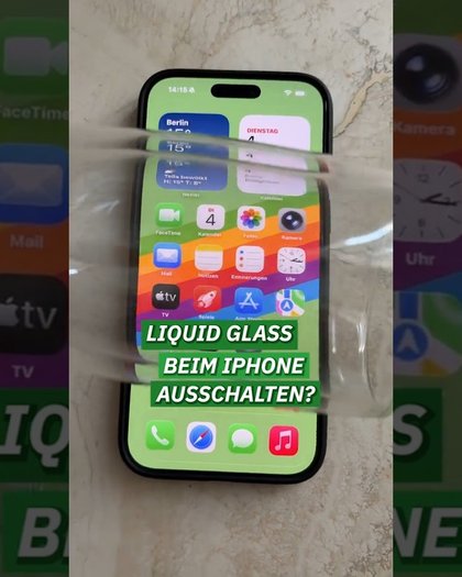 Endlich Liquid Glass beim iPhone ausschalten Endlich Liquid Glass beim iPhone ausschalten